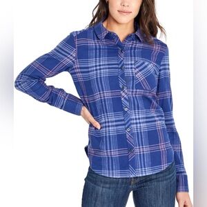 Orvis women’s button down flannel size medium